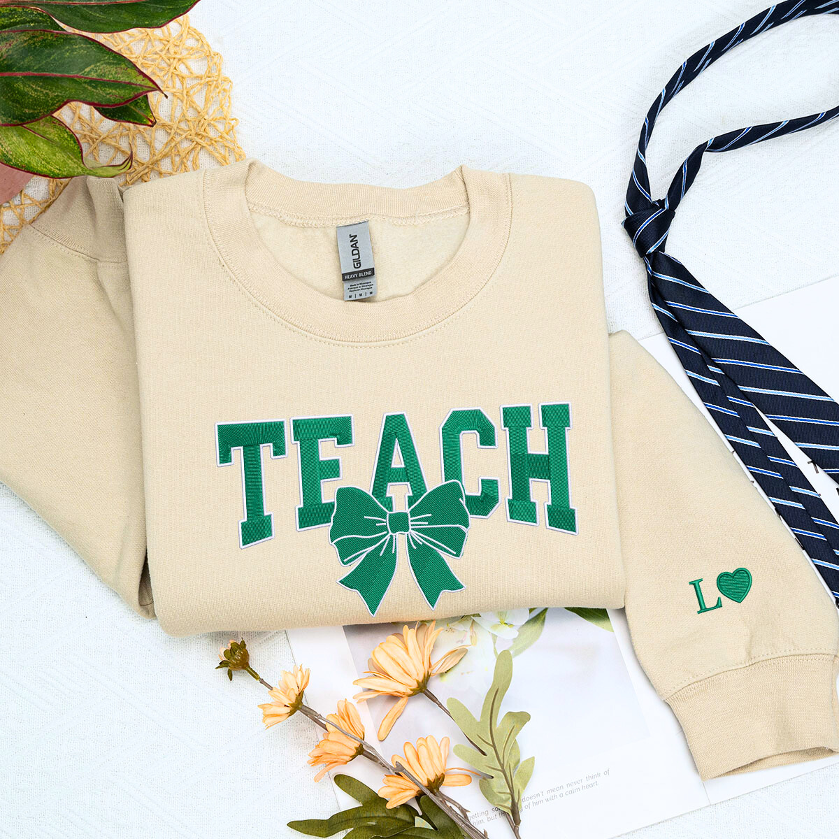 Custom St. Patricks Day Teach Sweatshirt or Hoodie