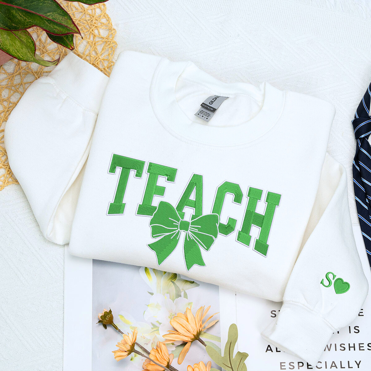 Custom St. Patricks Day Teach Sweatshirt or Hoodie