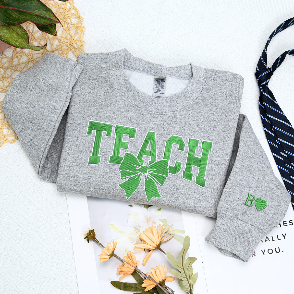 Custom St. Patricks Day Teach Sweatshirt or Hoodie