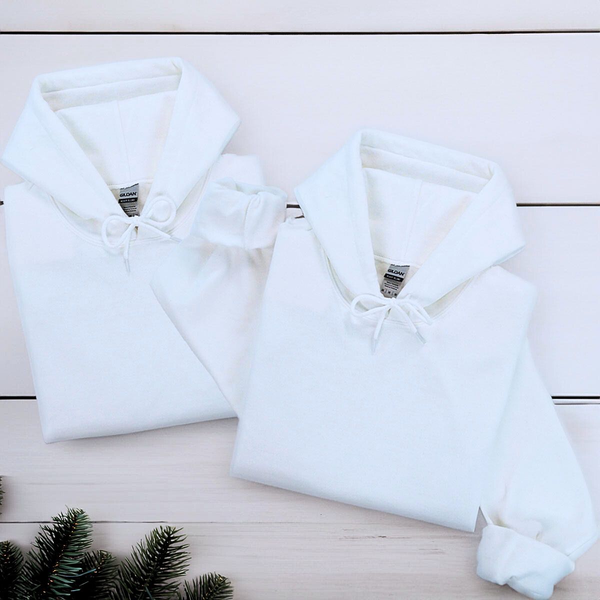 Classic Blank Hoodie Duo Pack - Soft & Cozy Unisex Sweatshirts