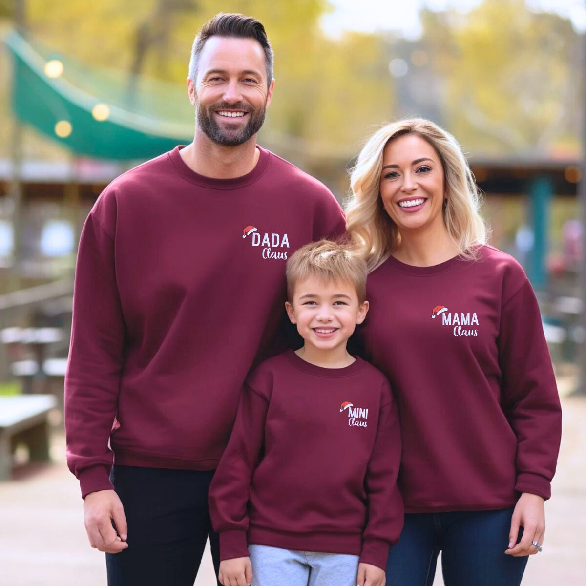 Personalized Family Christmas Matching Sweatshirt or Hoodie