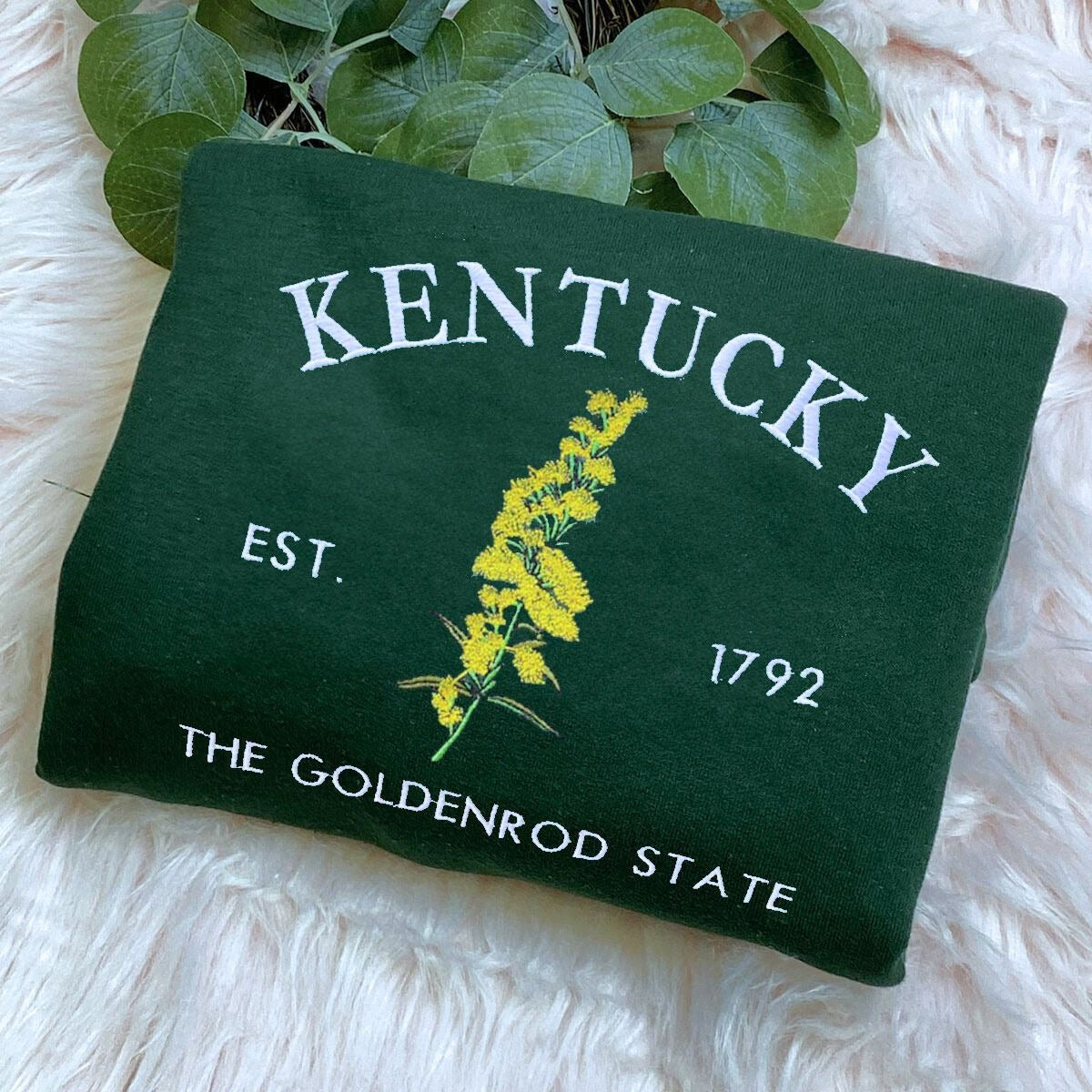 Kentucky State Goldenrod Embroidered sweatshirt