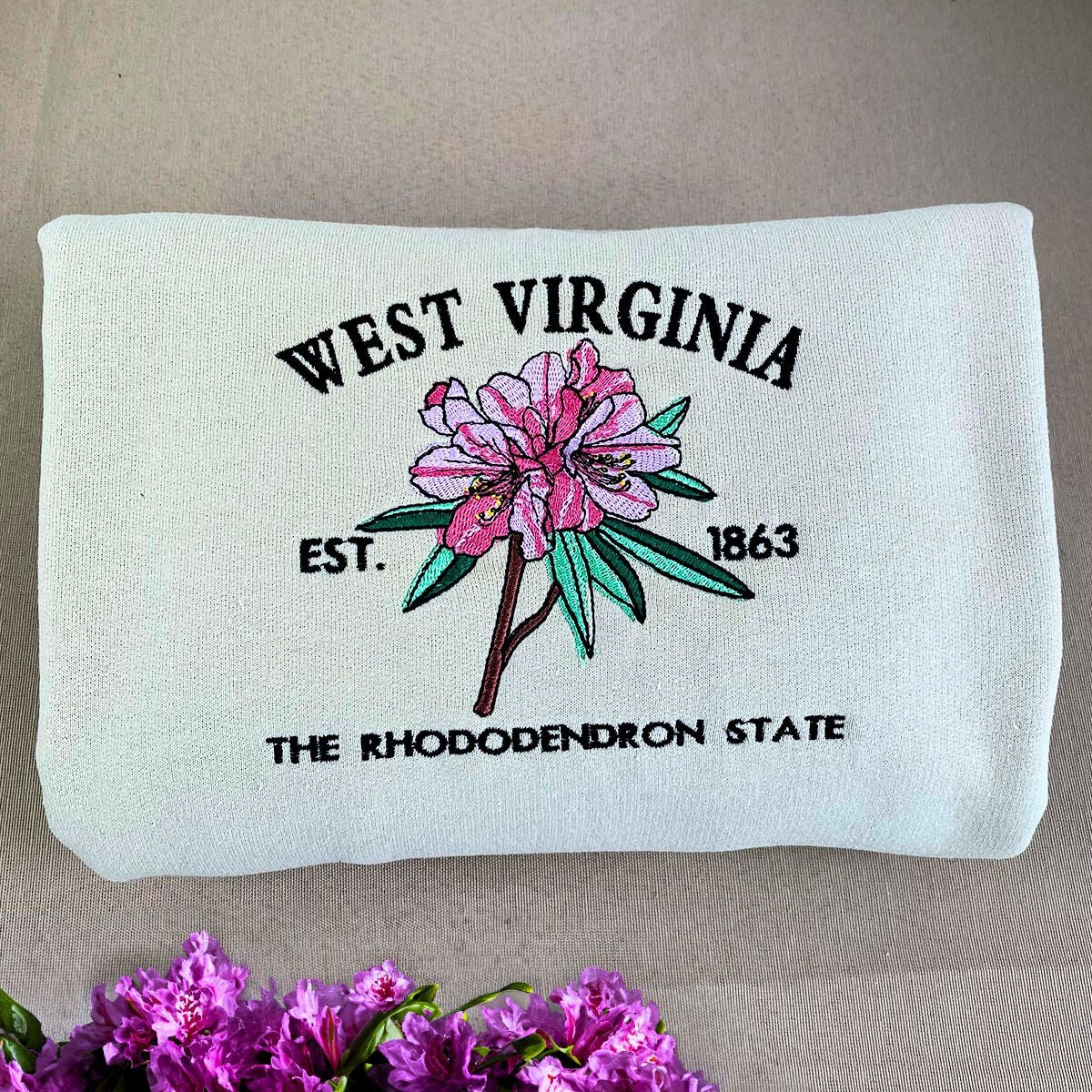 Maryland State Black-Eyed Susan Embroidered Sweatshirt - Premium Nature Design