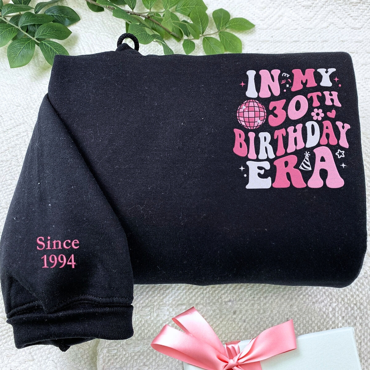 Personalized Embroidered Custom Birthday Era Hoodie