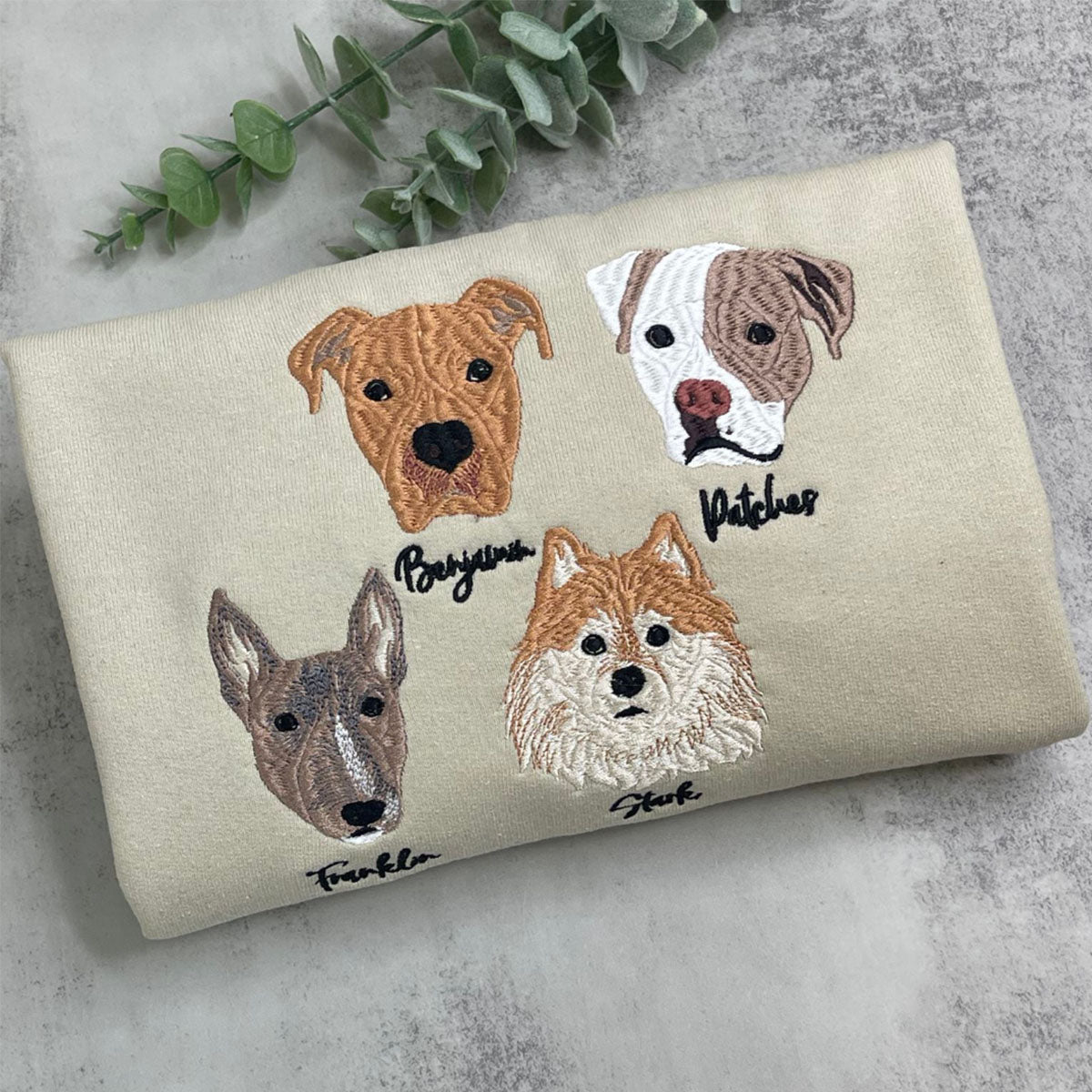 Custom Embroidered Corgi Sweatshirt or Hoodie in Various Colors