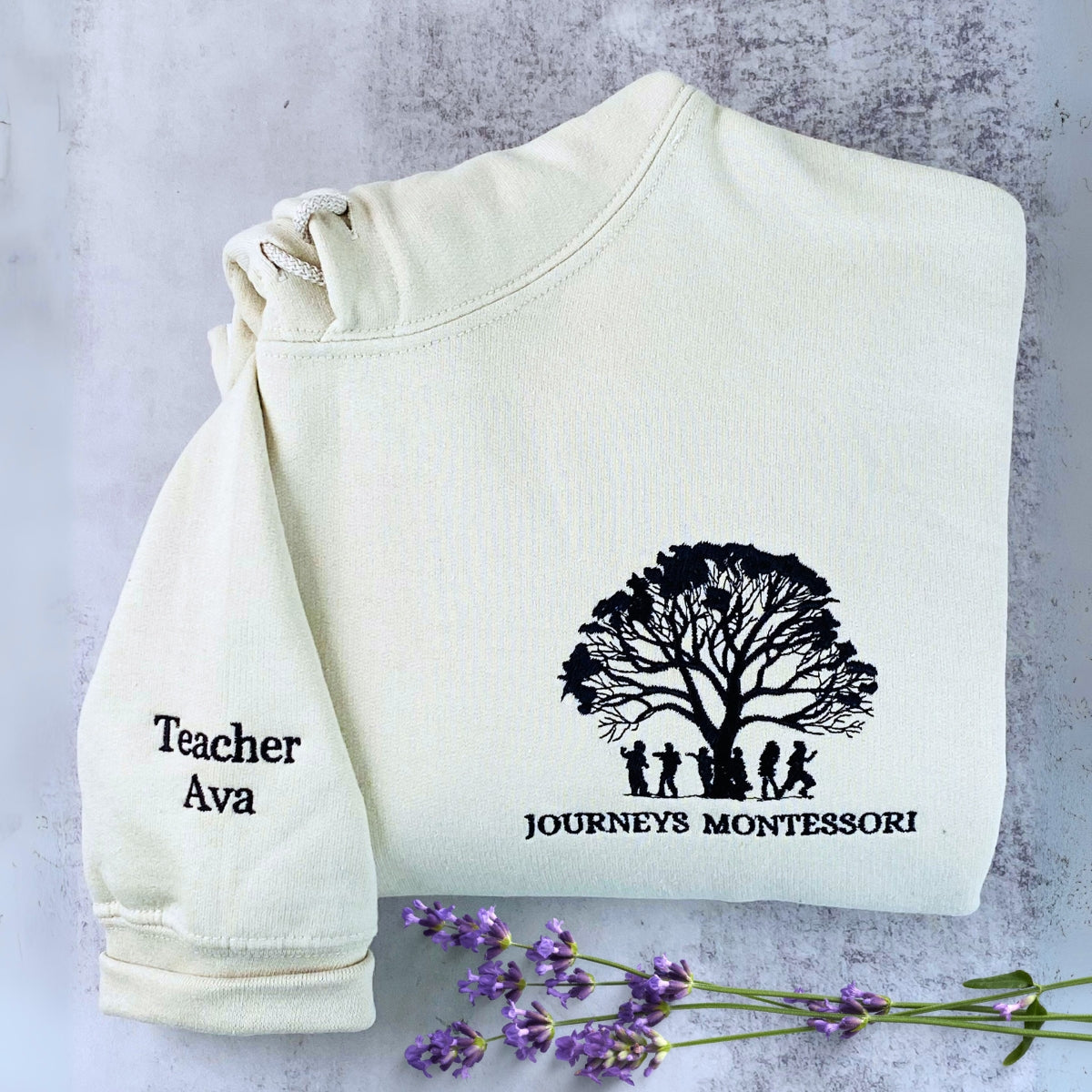 Custom Team Club Name Hoodie - Premium Embroidered Shirt