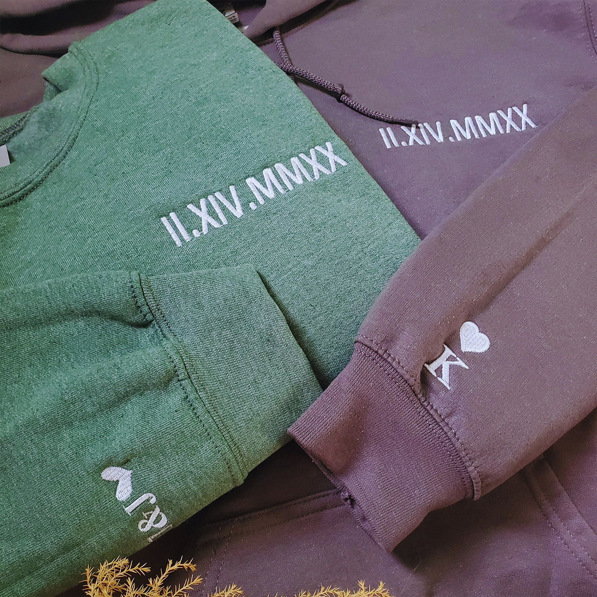 Personalized Embroidered Humorous Couple Hoodie or Sweatshirt