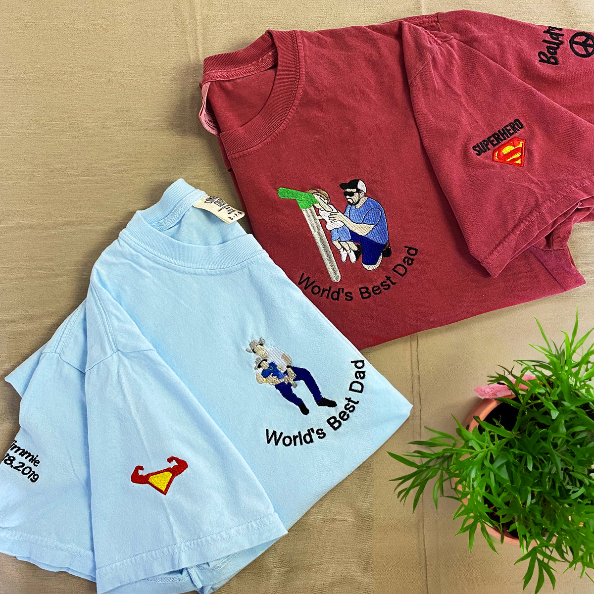 Personalized Embroidered Dad Shirt | Quality Comfort Shirt