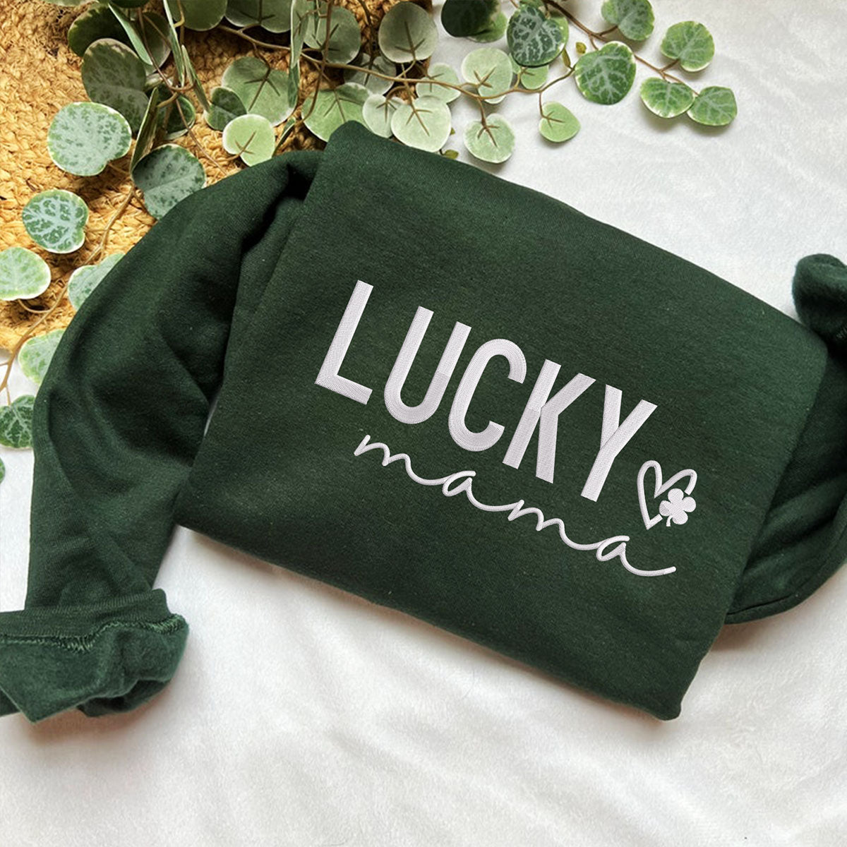 Lucky Mama Motivation Sweatshirt or Hoodie - Premium Comfort