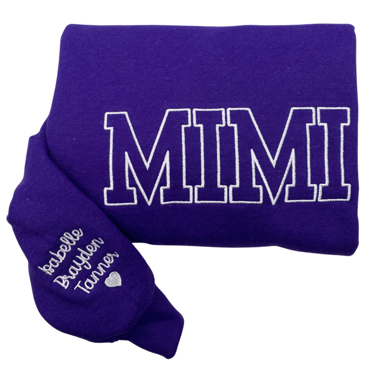 Embroidered Cheer Mom Sweatshirt for Stylish Mothers