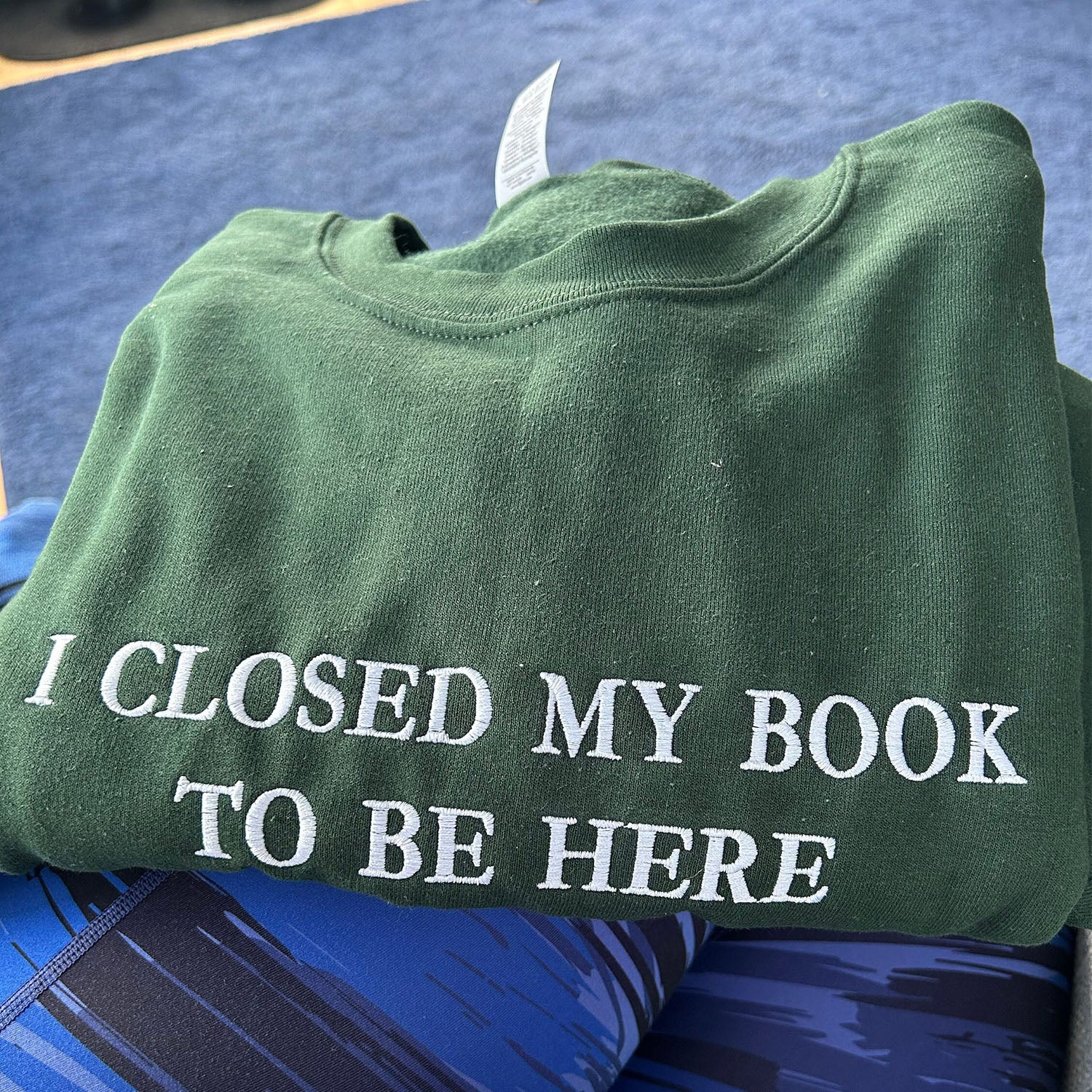 Novelty Book Lover Sweatshirt - Cozy Reading Passion Apparel