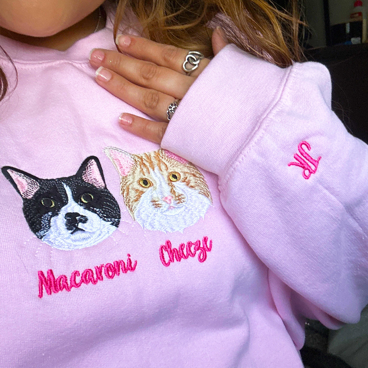 Personalized Cat Lover Sweatshirt or Hoodie - Unique Gift Idea