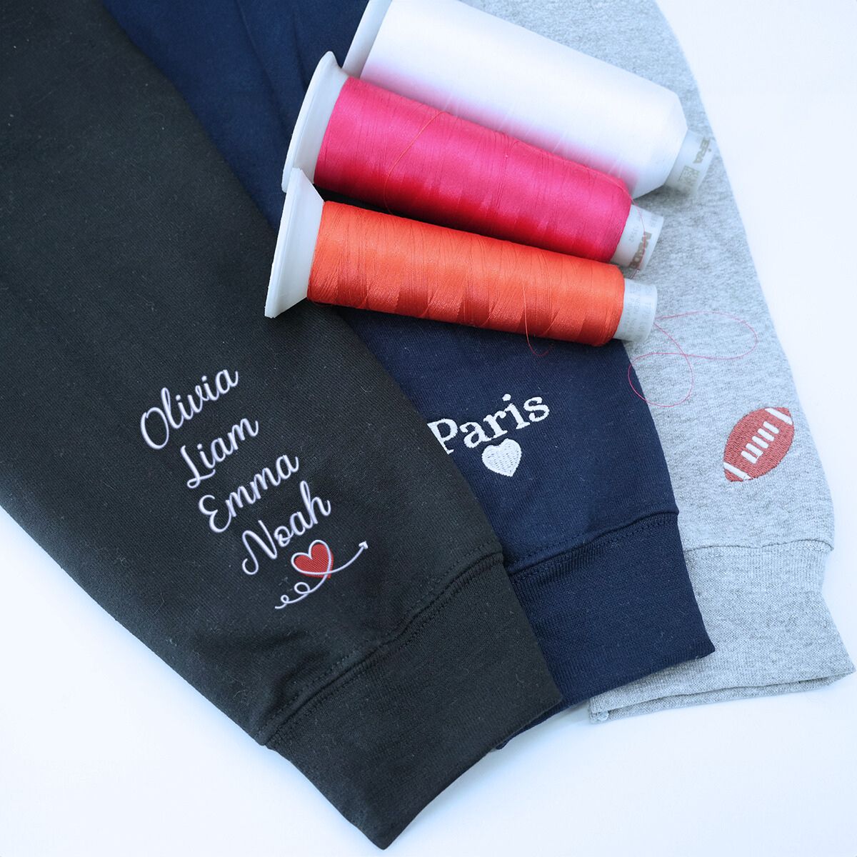 Personalized Embroidered Auntie Sweatshirt or Hoodie for New Aunts