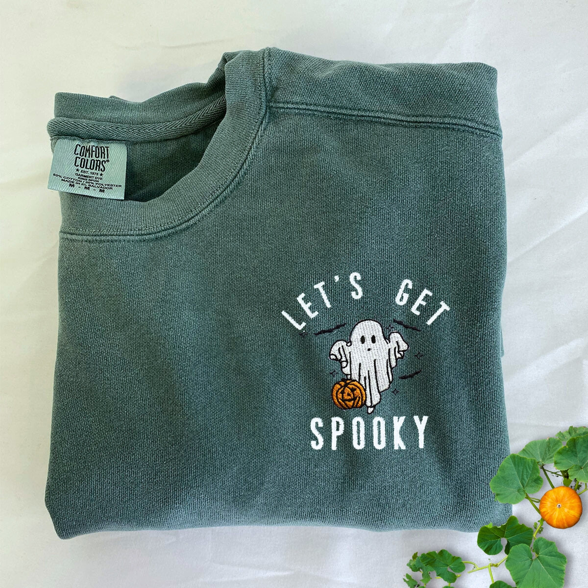 Spooky Season Embroidered Halloween Sweatshirt & Hoodie Crewneck