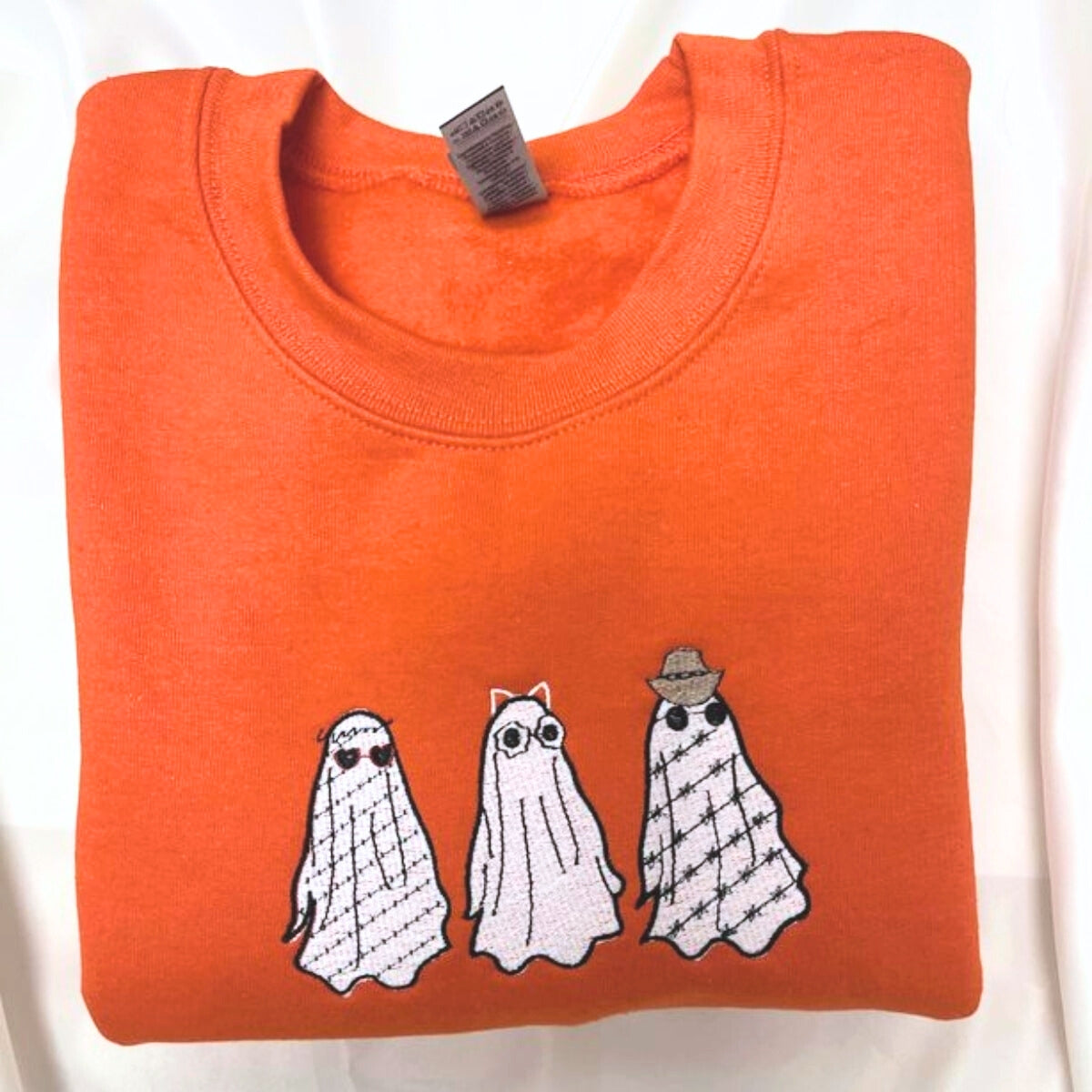 Ghost Halloween Crewneck Sweatshirt for Men and Women
