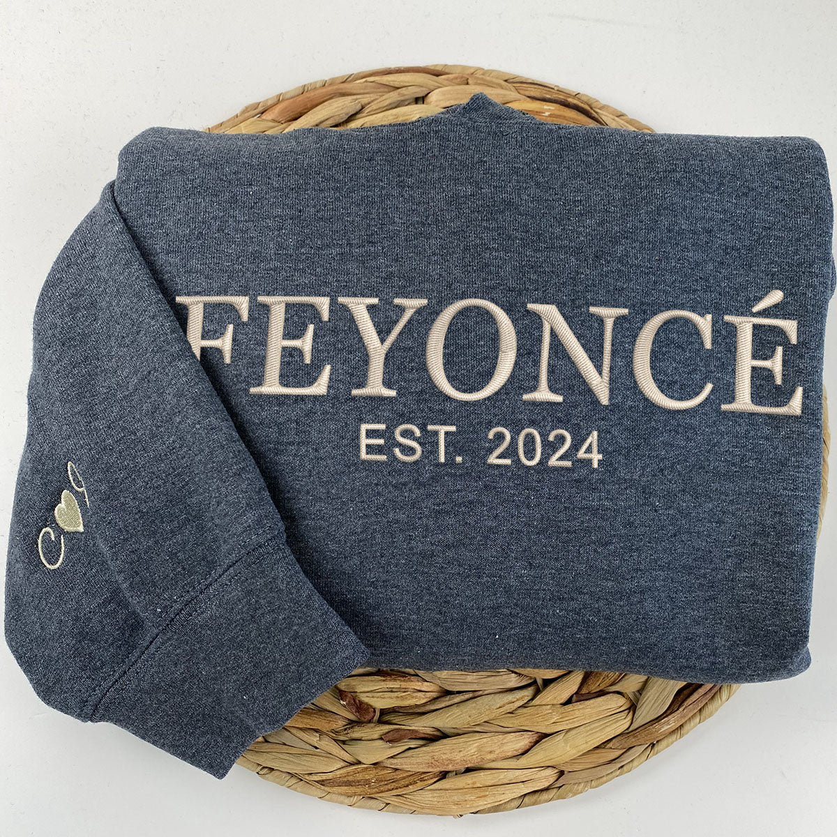 Personalized Engagement Initials Sweatshirt - Unique Bridal Gift