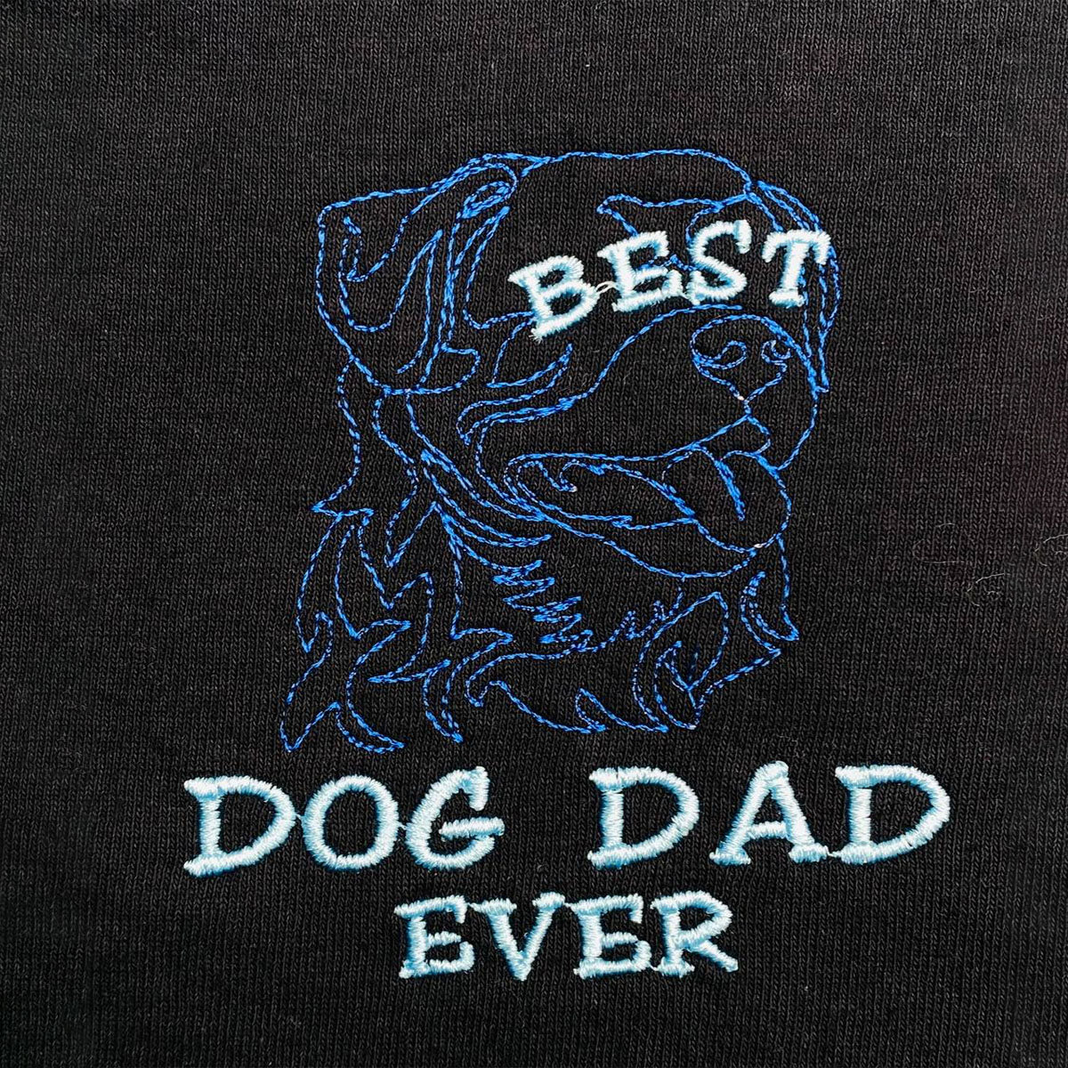 Custom Embroidered Australian Shepherd Dog Dad Shirt - Personalized Gift