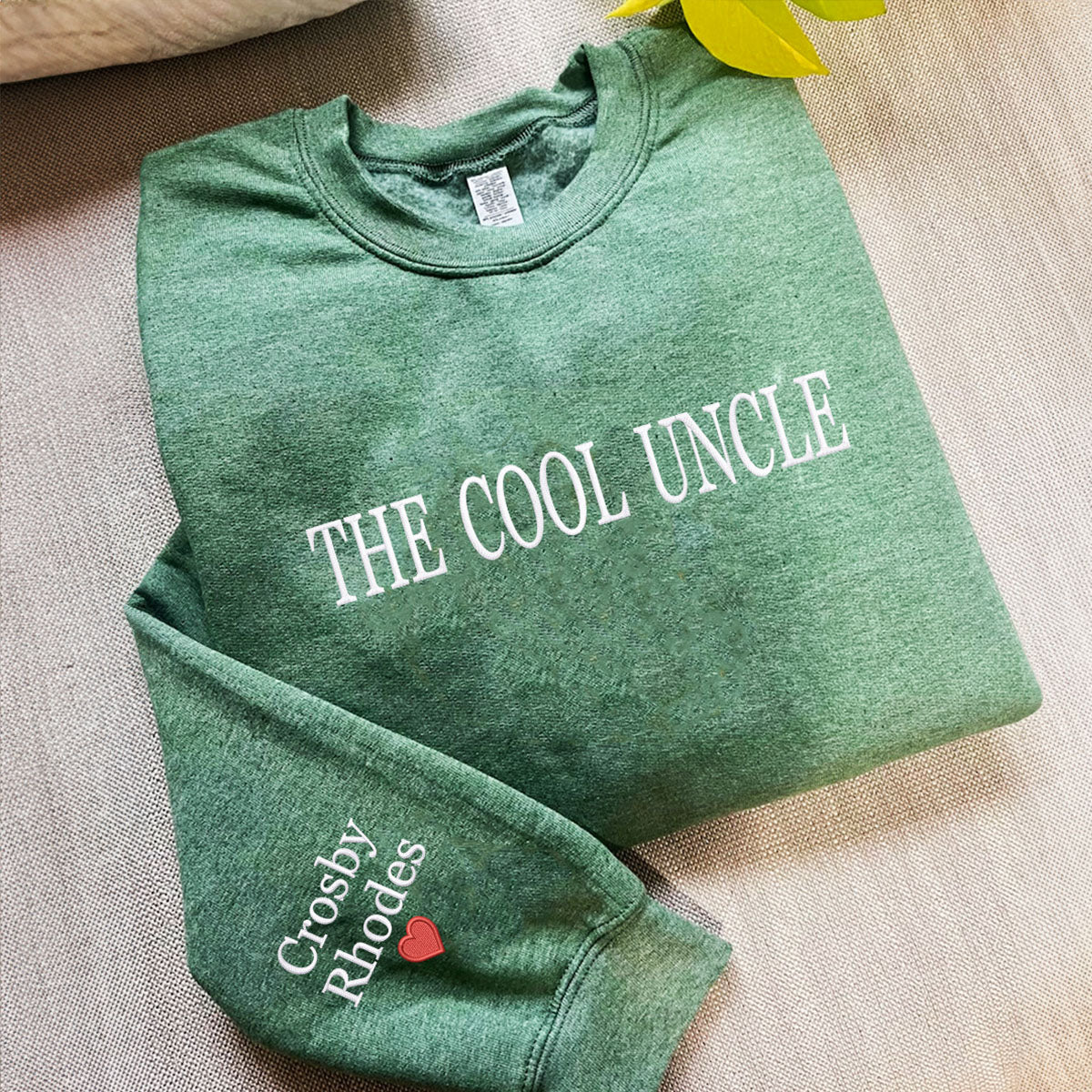 Embroidered Crewneck Sweatshirt for Cool Uncles - Perfect Fathers Day Gift