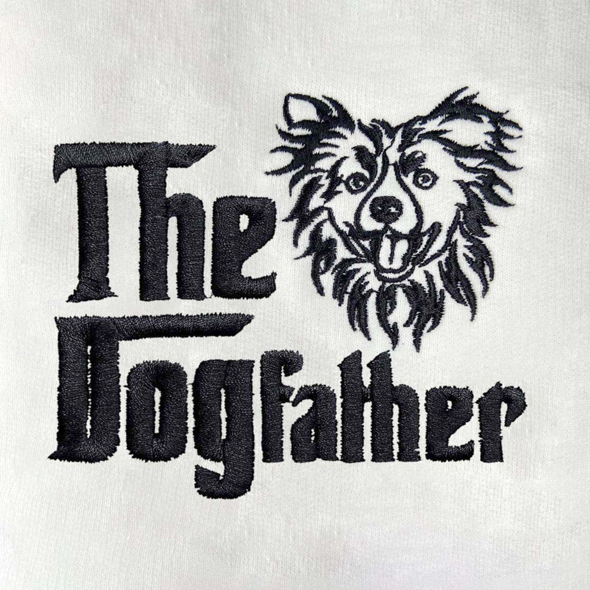 Embroidered Border Collie Dog Dad Sweatshirt - Soft & Cozy