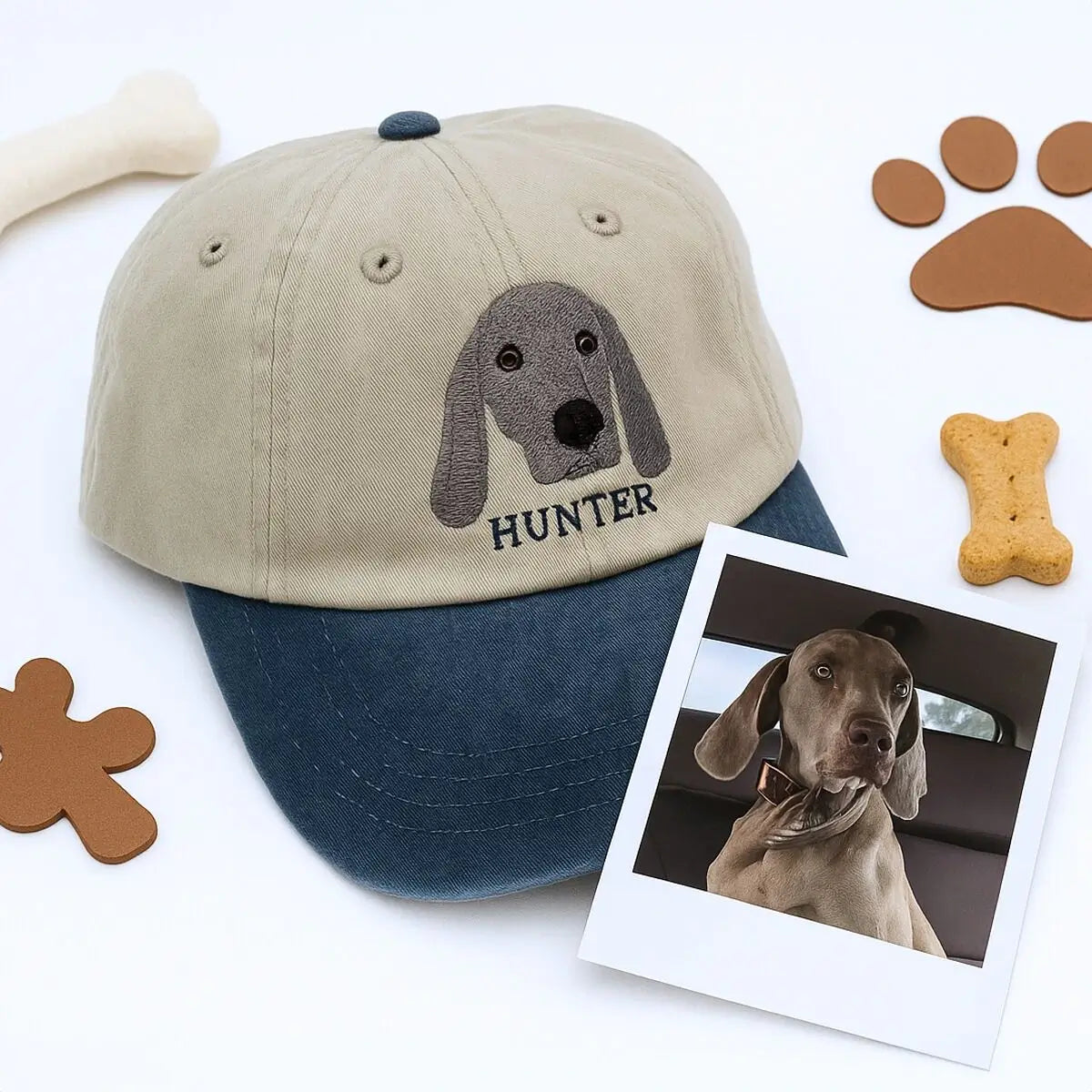 Embroidered Custom Pet Hat - Personalized Cat Lover Gift