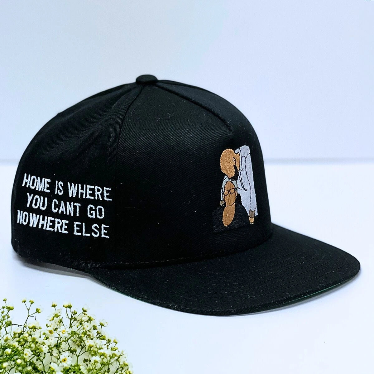 Personalized Photo Embroidered Snapback Cap - Customizable Gift