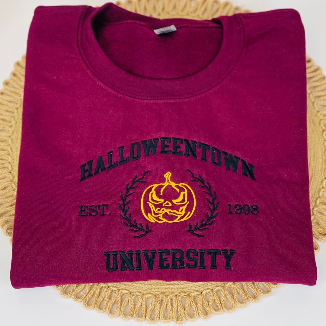 Vintage Halloween Town University 1998 Sweatshirt Hoodie