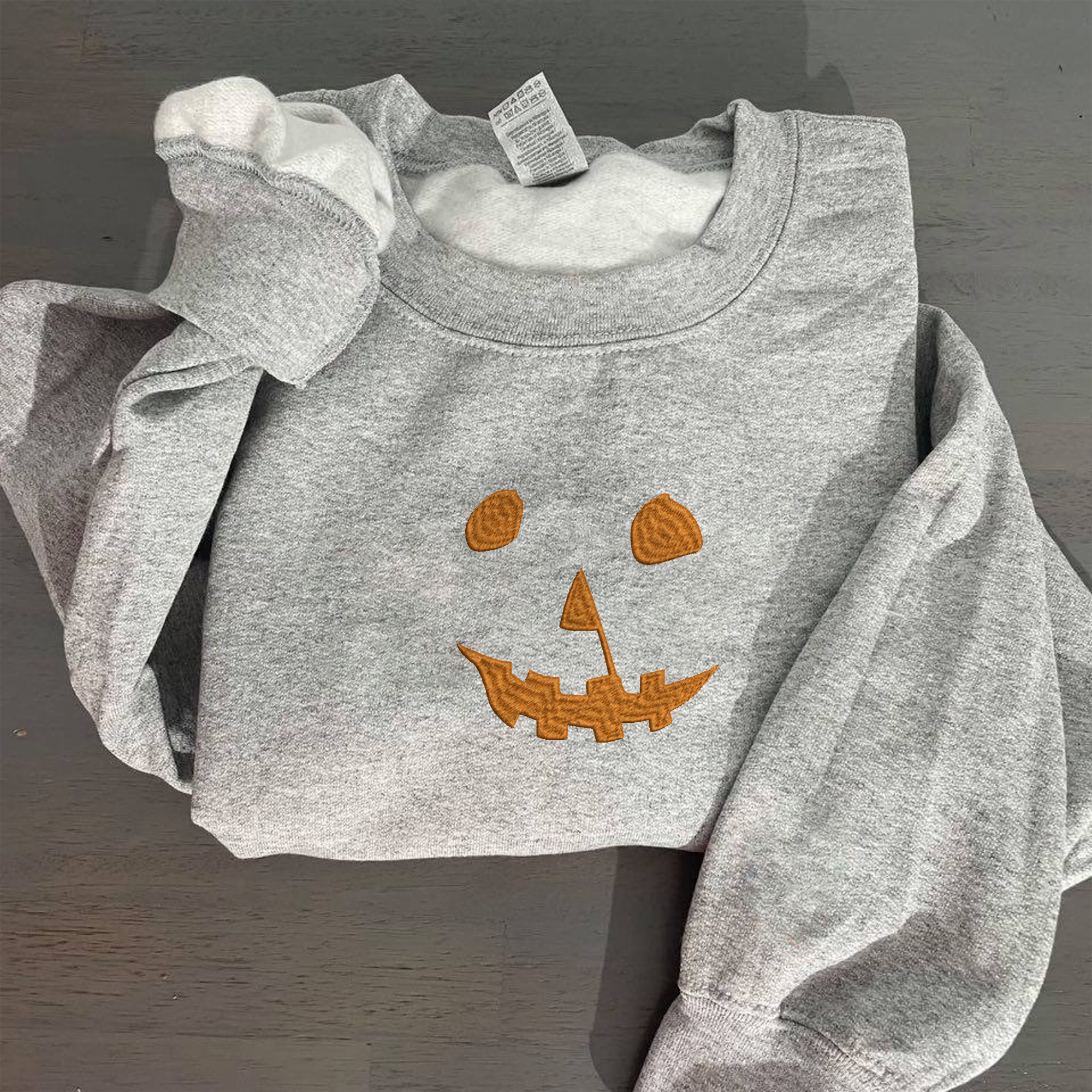 Vintage Halloween 1978 Pumpkin Embroidered Sweatshirt & Hoodie