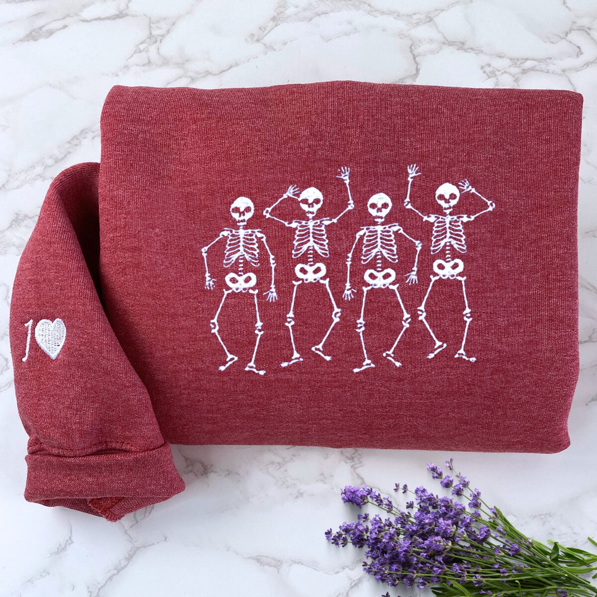 Funny Dancing Skeletons Halloween Sweatshirt
