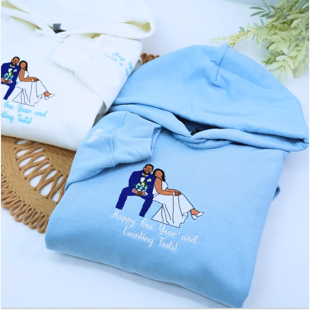 Personalized Text Cotton-Polyester Hoodie